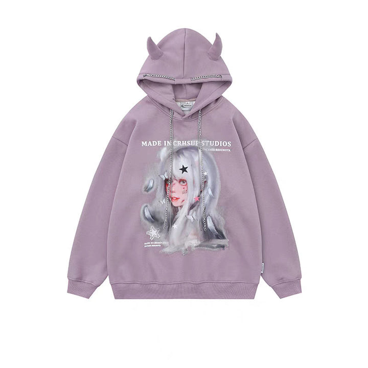 Little Devil  Oversize Hoodie