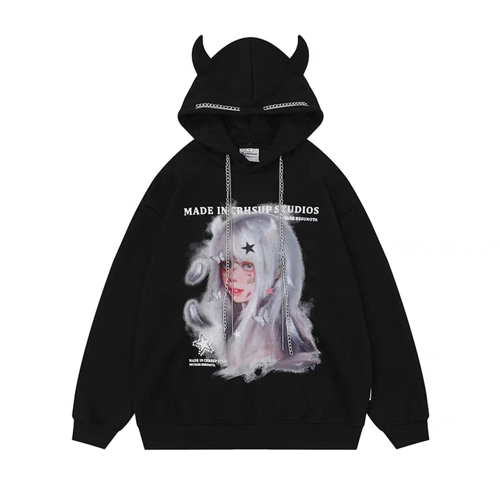 Little Devil  Oversize Hoodie