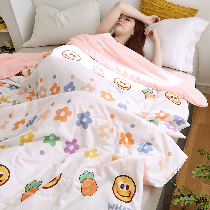Cute Pastel Flower Prints Blanket