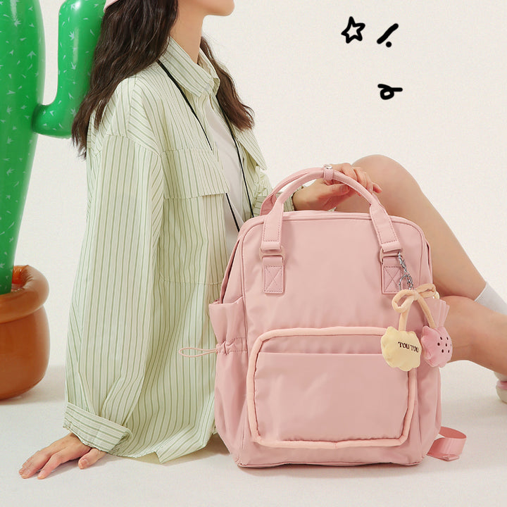 Pink Large Backpack