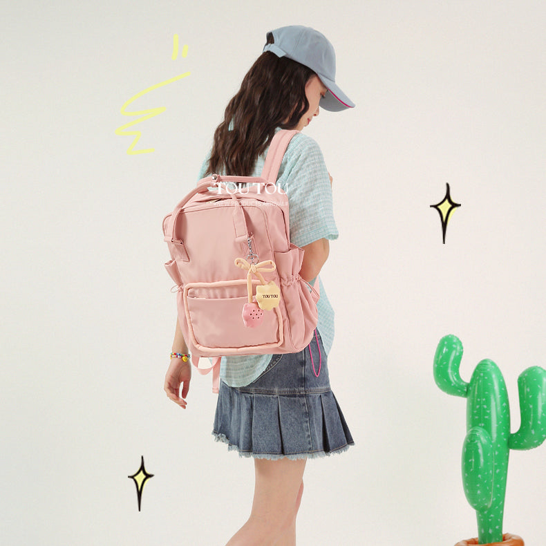 Pink Large Backpack