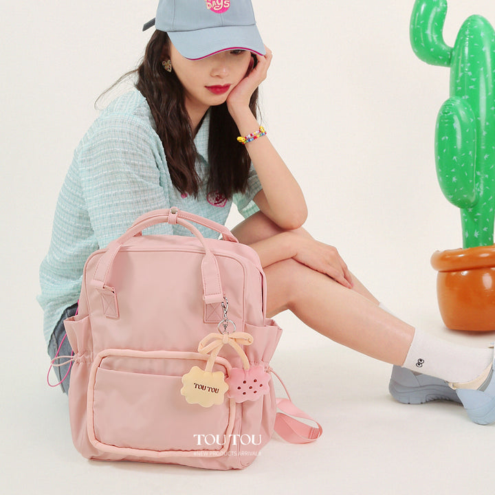 Pink Large Backpack