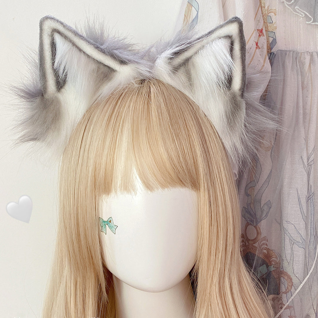 Cute Furry Fox Ears Headband