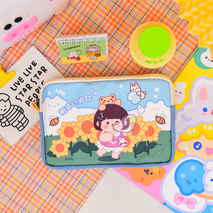 Japanese Cartoon Canvas Wallet Purse