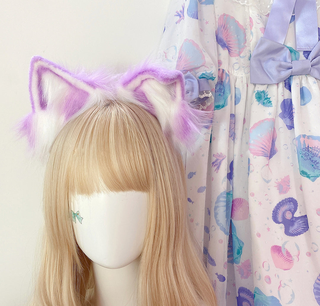 Cute Furry Fox Ears Headband