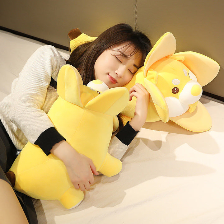 Funny Banana Dog Plush Toy