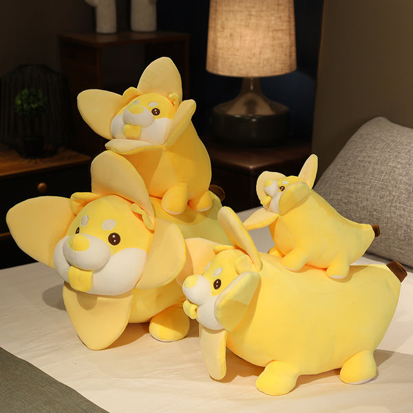 Funny Banana Dog Plush Toy