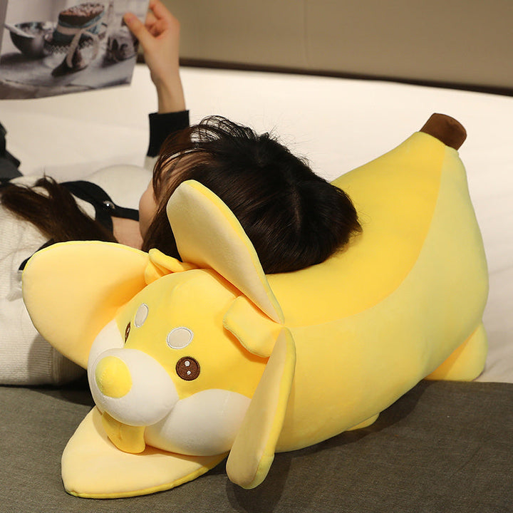 Funny Banana Dog Plush Toy