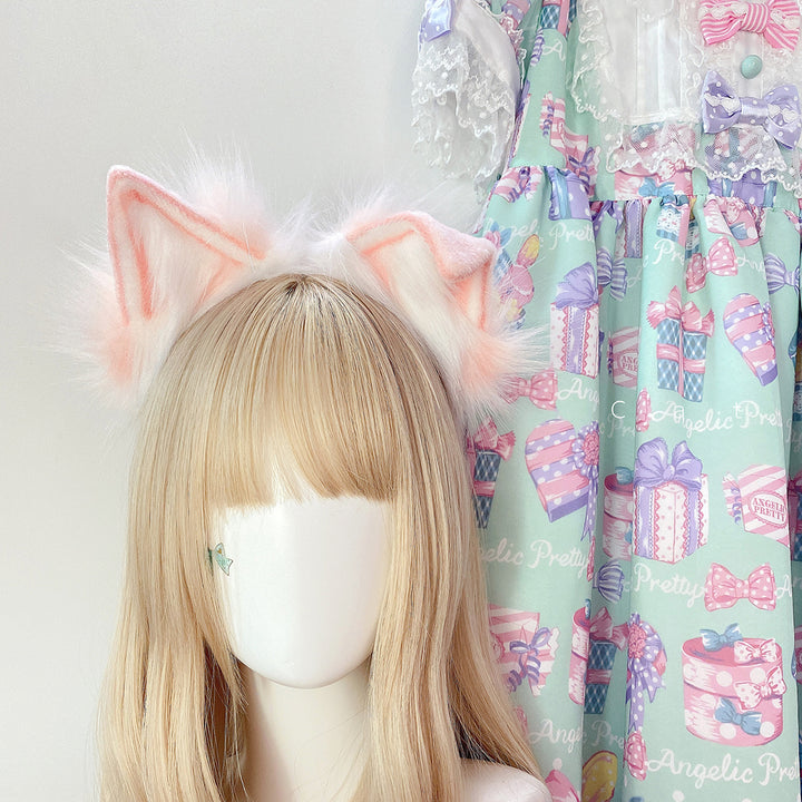 Cute Furry Fox Ears Headband