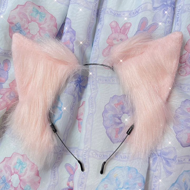 Cute Furry Fox Ears Headband