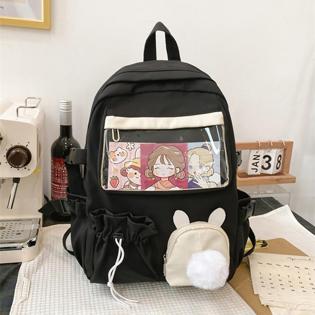 3D Cartoon Bunny School Backpack