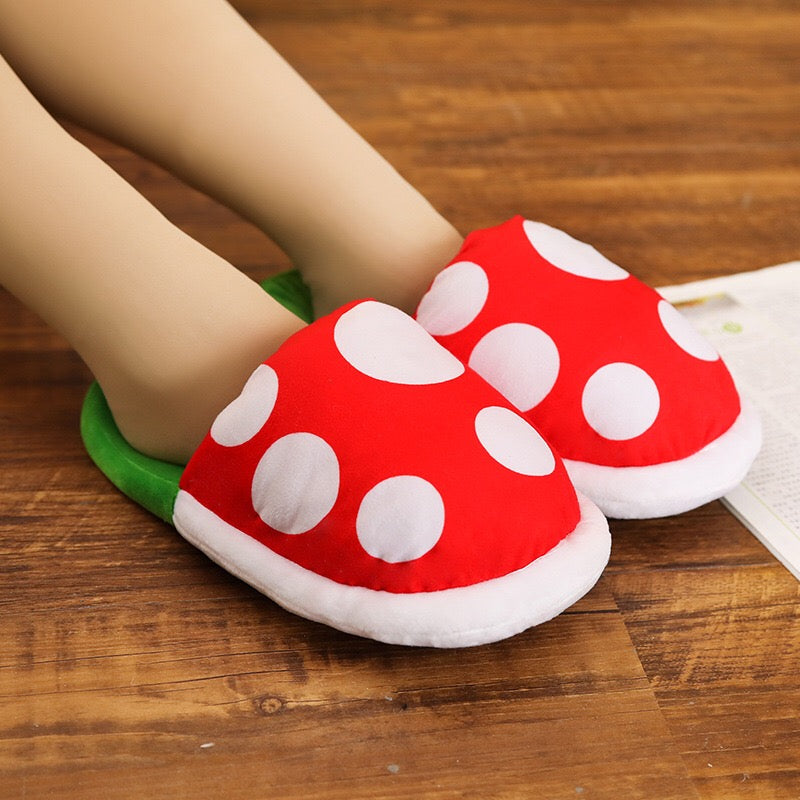 Mushroom Home Slippers