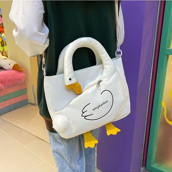 Cute Canvas Goose Bag