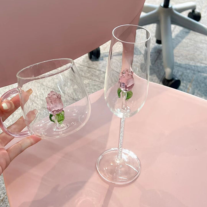 Rose Inspired Cup Goblet