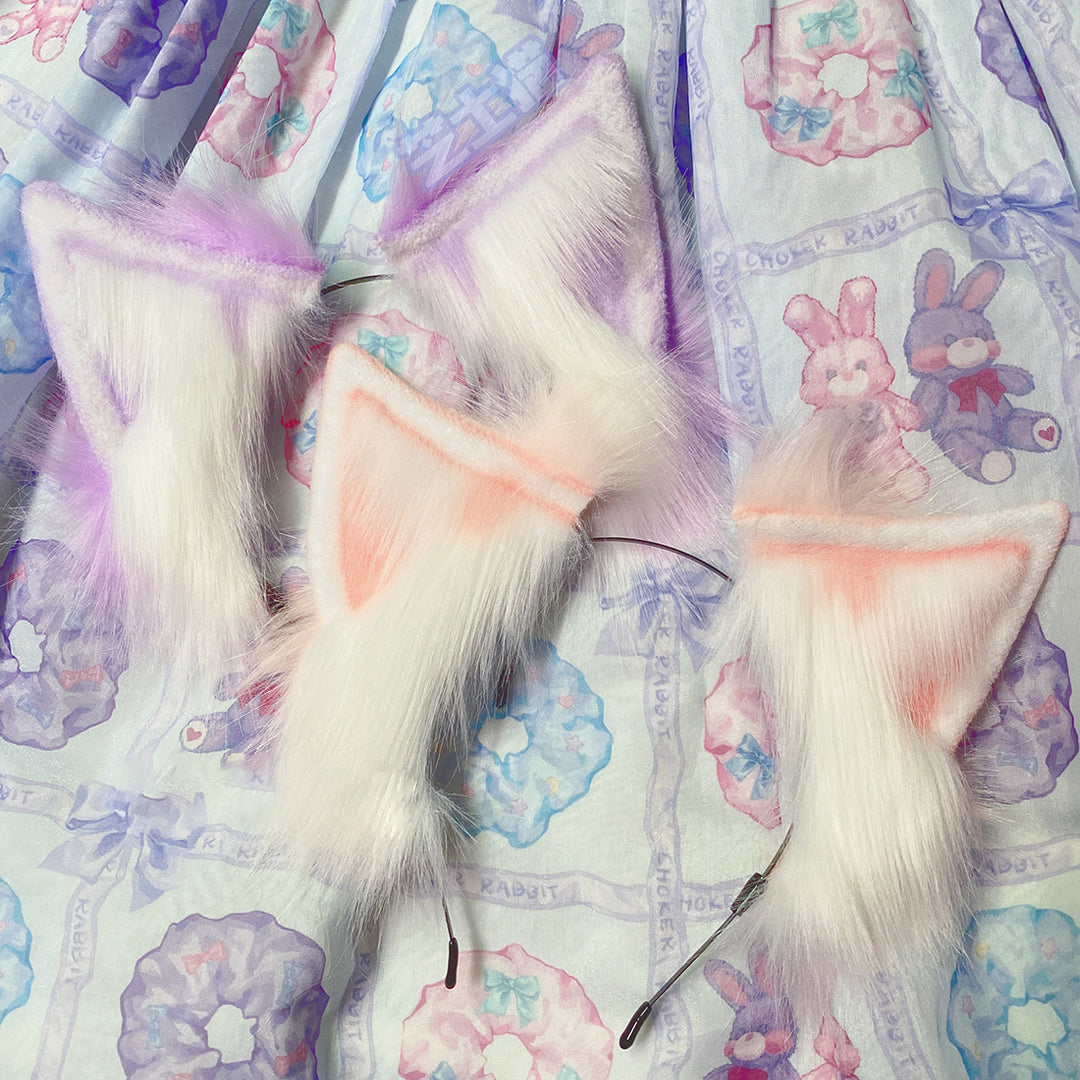 Cute Furry Fox Ears Headband