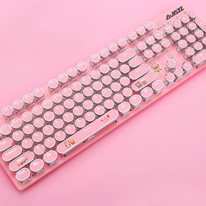 Pink Gaming Wired Mechanical Keyboard