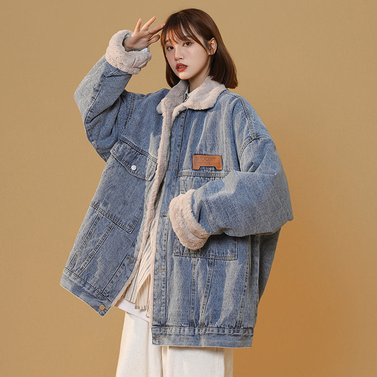 Street Denim Thick Cotton Jacket