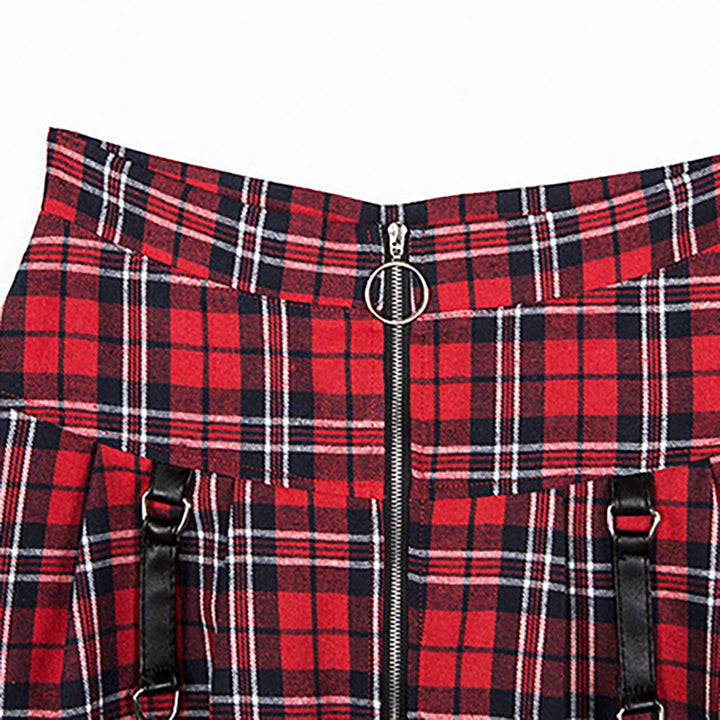 Harajuku Plaid Mini Skirt
