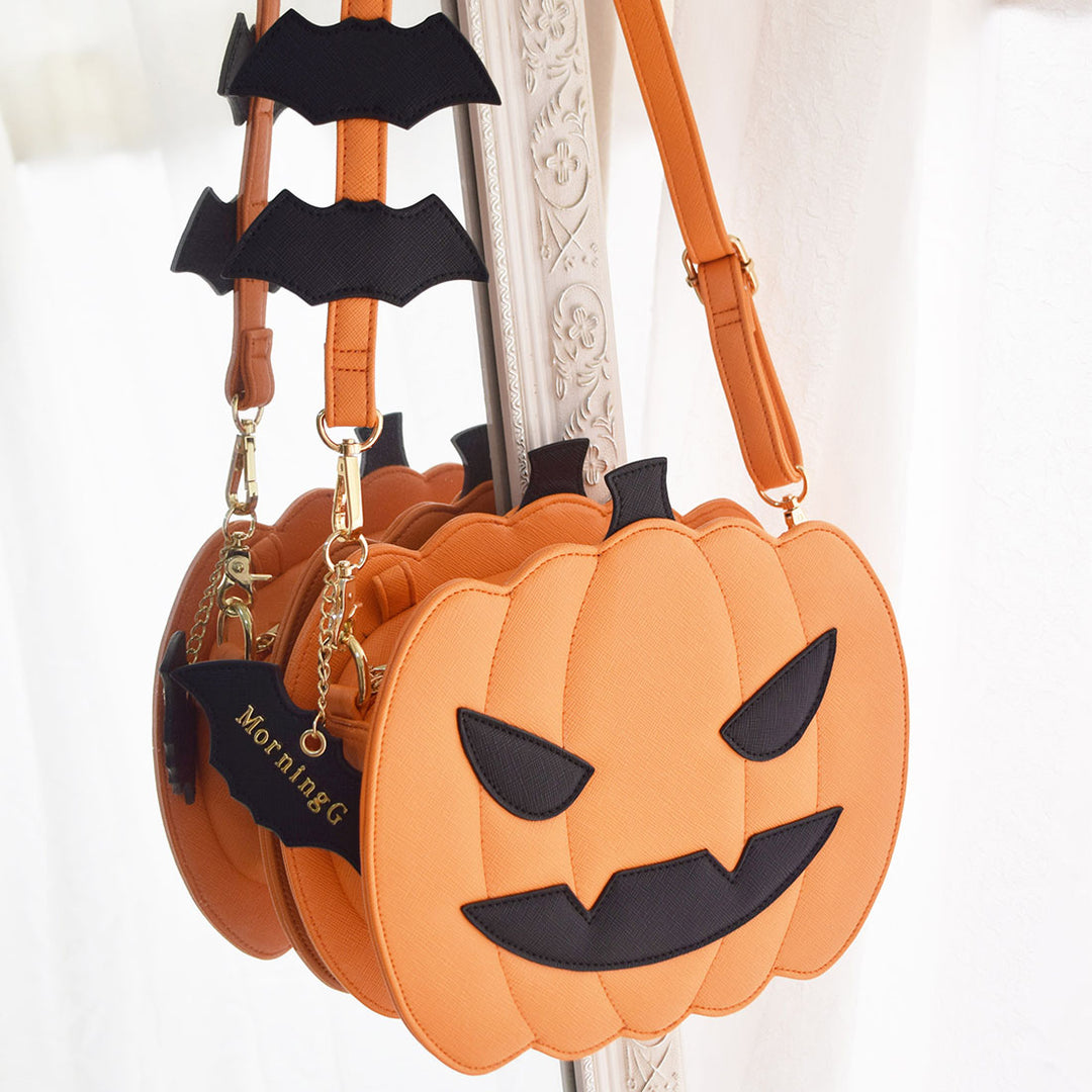 Halloween Vibes Large Capacity Pumpkin Shoulder Bag
