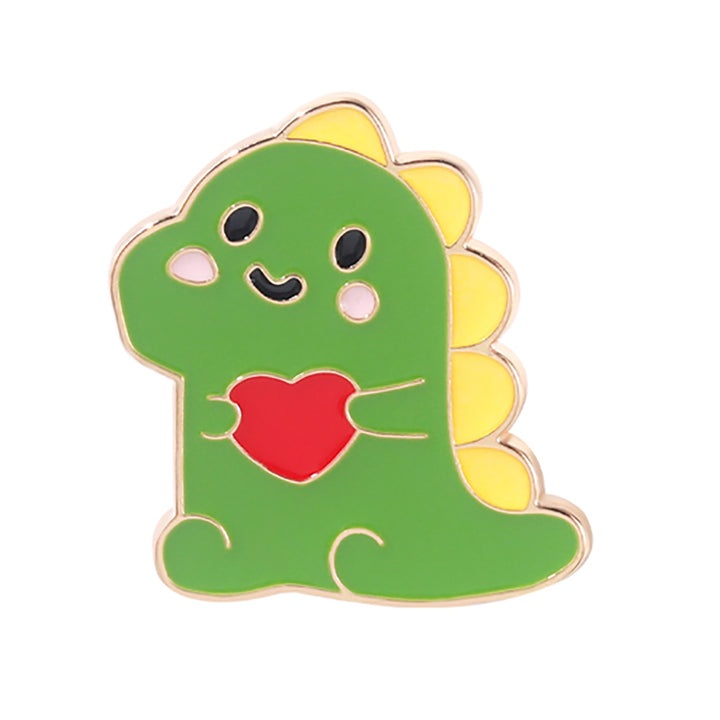 Funny Cartoon Dinosaur Pins