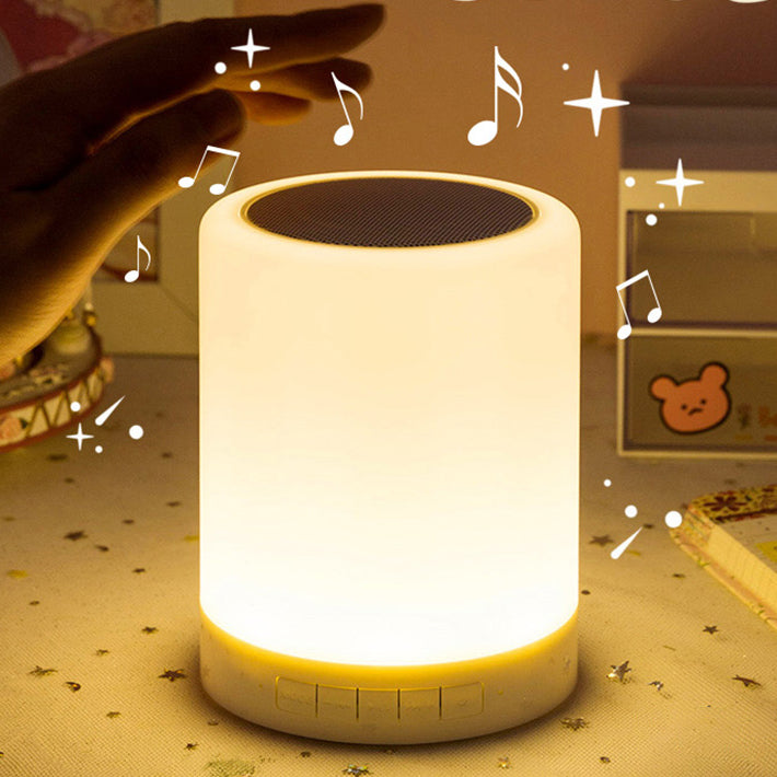 Bluetooth Speaker with Colorful Night Lamp