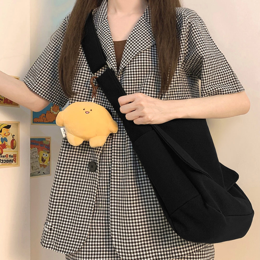Japanese Style Canvas Crossbody Bag