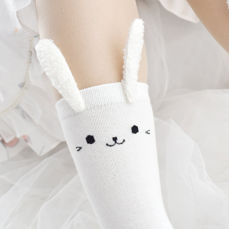 Kawaii Bunny Over The Ankle Socks