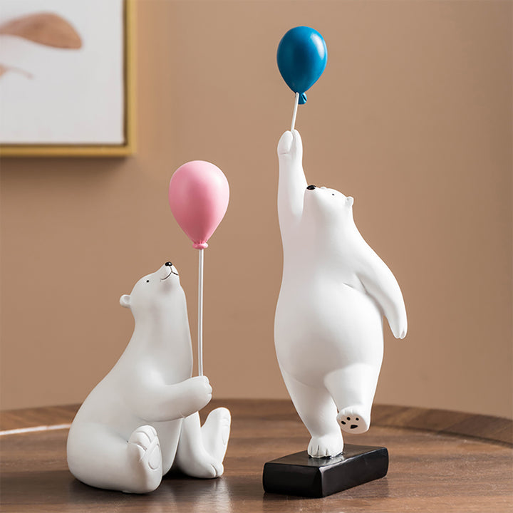 Lovely Polar Bear Balloon Ornaments