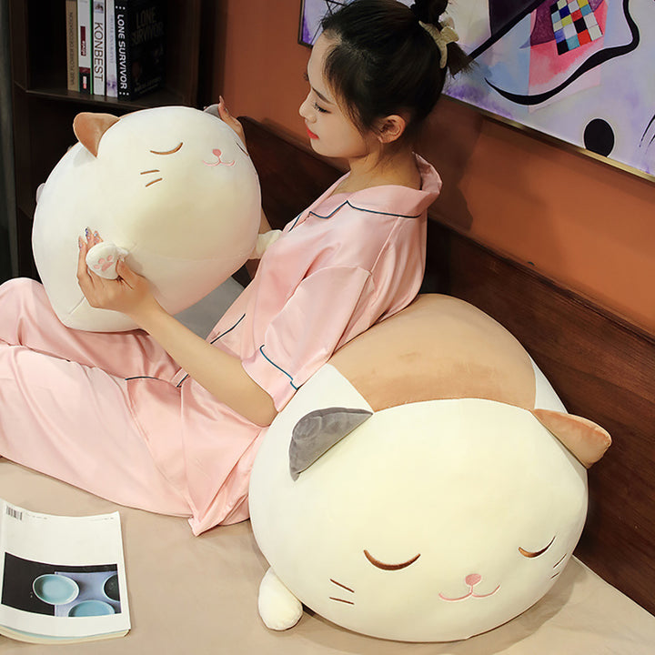 Sleepy Cat Plush Toy