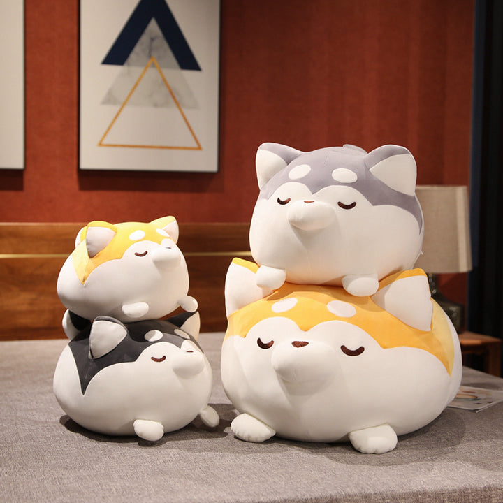 Lovely Fat Shiba Inu Corgi Dog Plush Toys