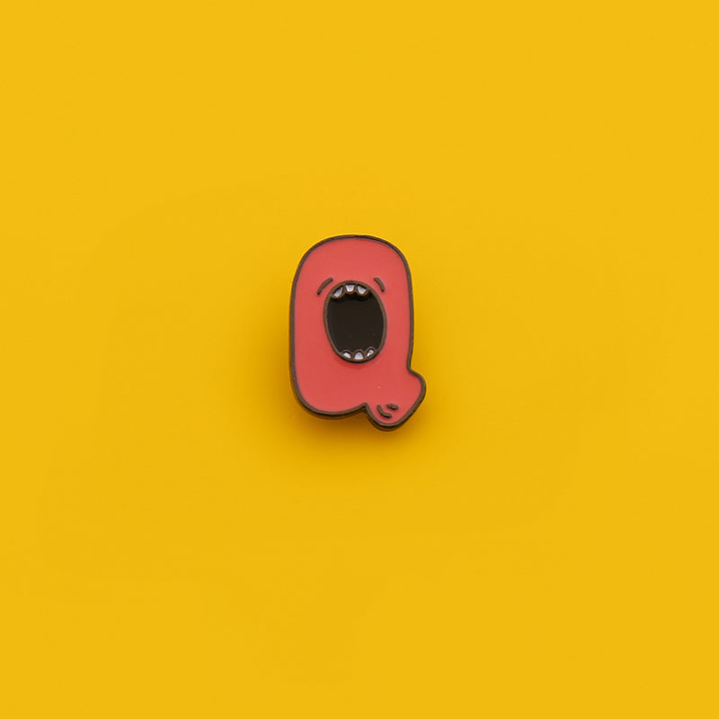 Cute Alphabet Letters Mini Pins