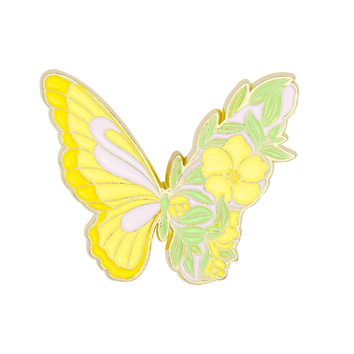 Floral Butterfly Pins