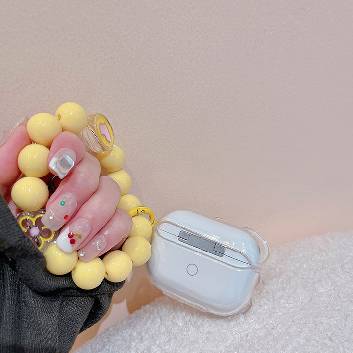 Cheese Print Airpods Case