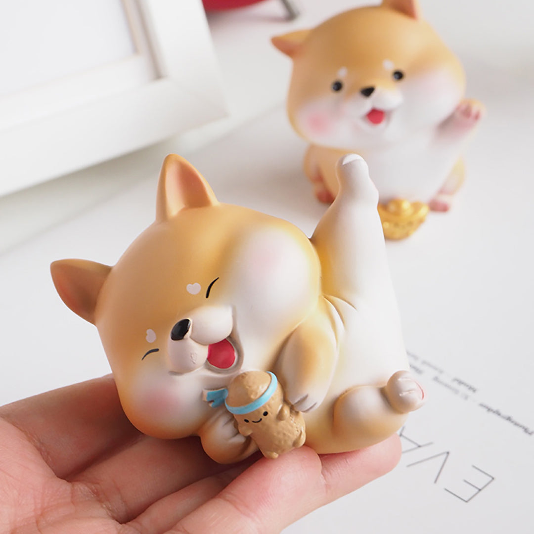 Mini Shiba Inu Ornaments Set