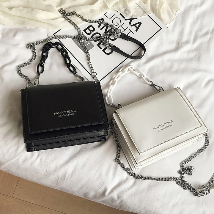 Basic Square Chain Sling Bag