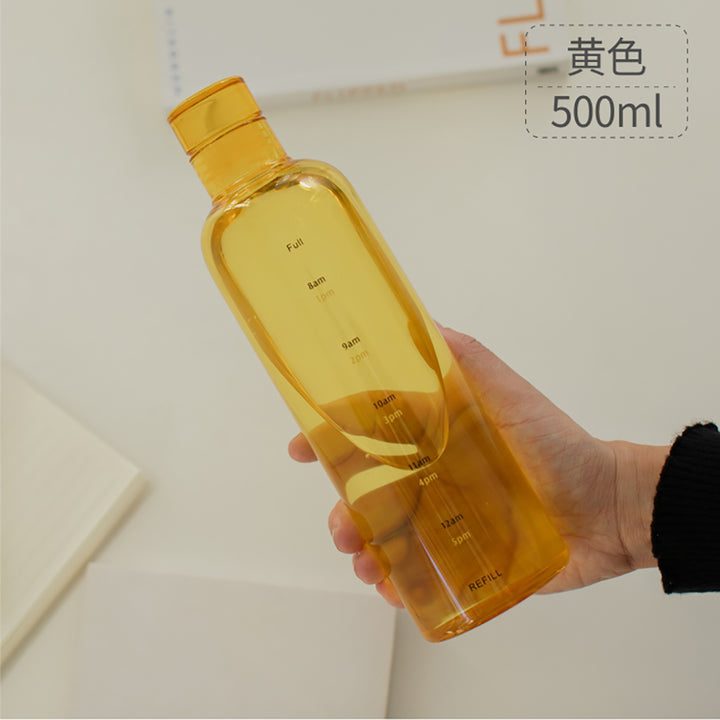 Time Scale Glass Bottle