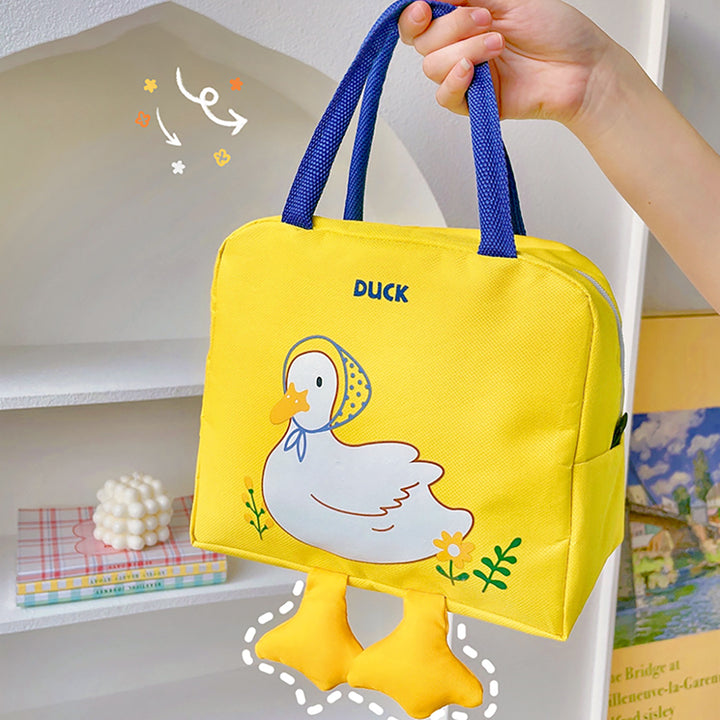 Yellow Mrs Duck Mini Lunch Bag