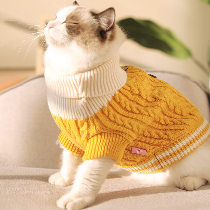 Cute Cat Knitted Sweater - 3 Colors Available - 3 Sizes Available