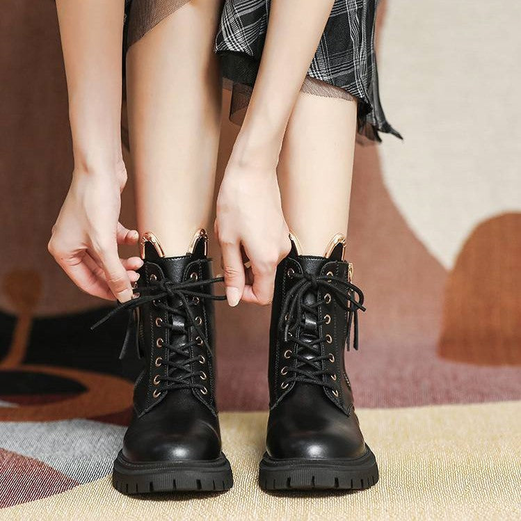 Cute Cat Ears Ankle Boots