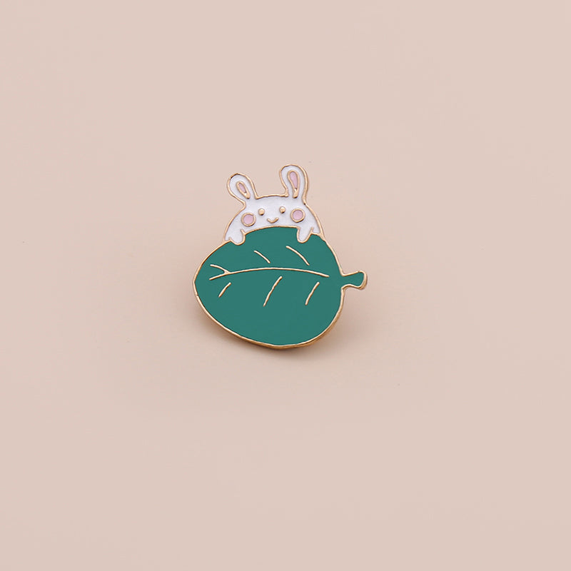 Bunny and Carrots Mini Alloy Pins