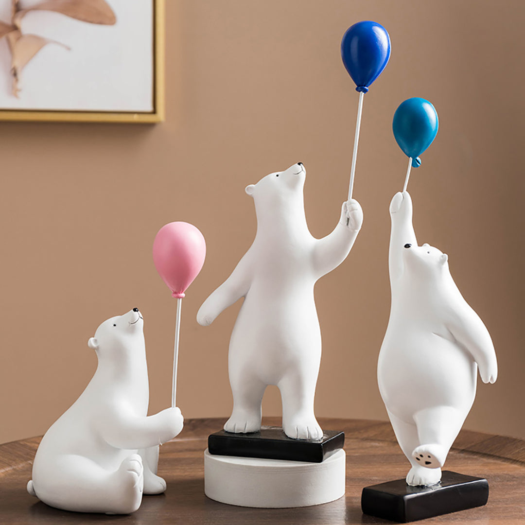 Lovely Polar Bear Balloon Ornaments