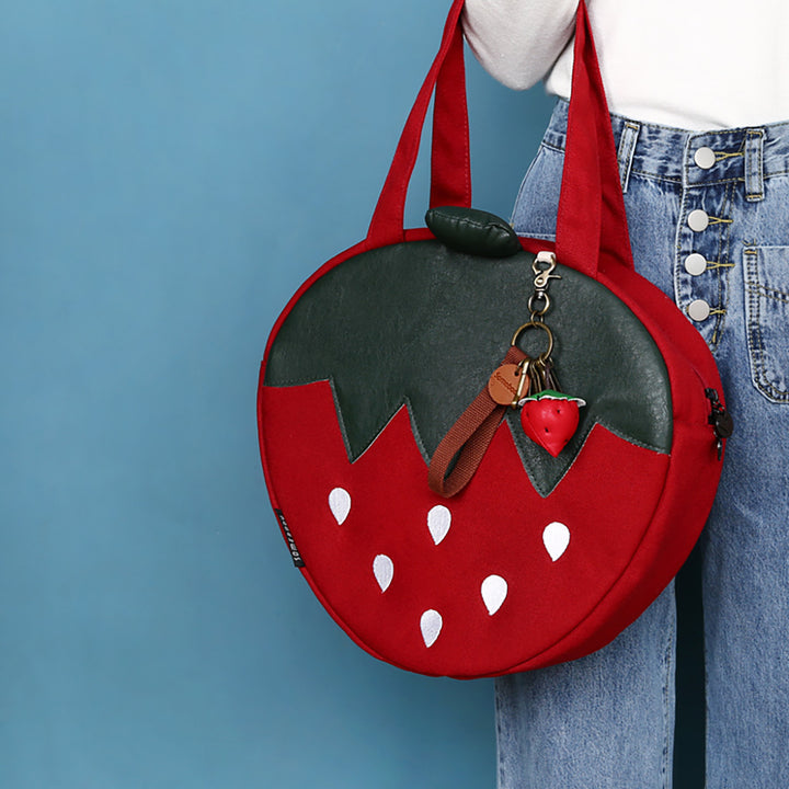 Red Strawberry Casual Shoulder Bag