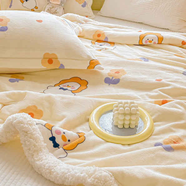 Cute Duck Warm Blanket