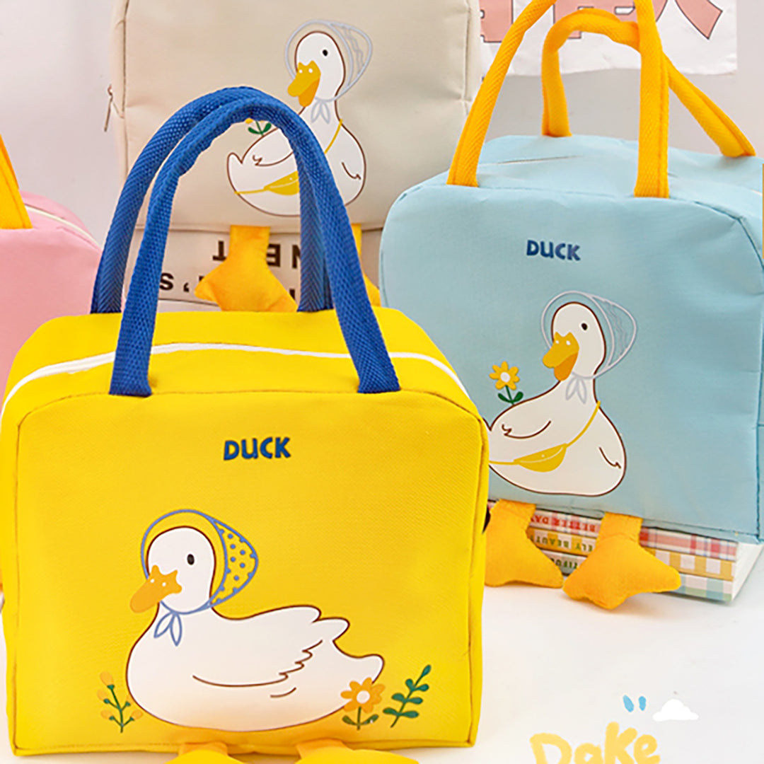 Yellow Mrs Duck Mini Lunch Bag
