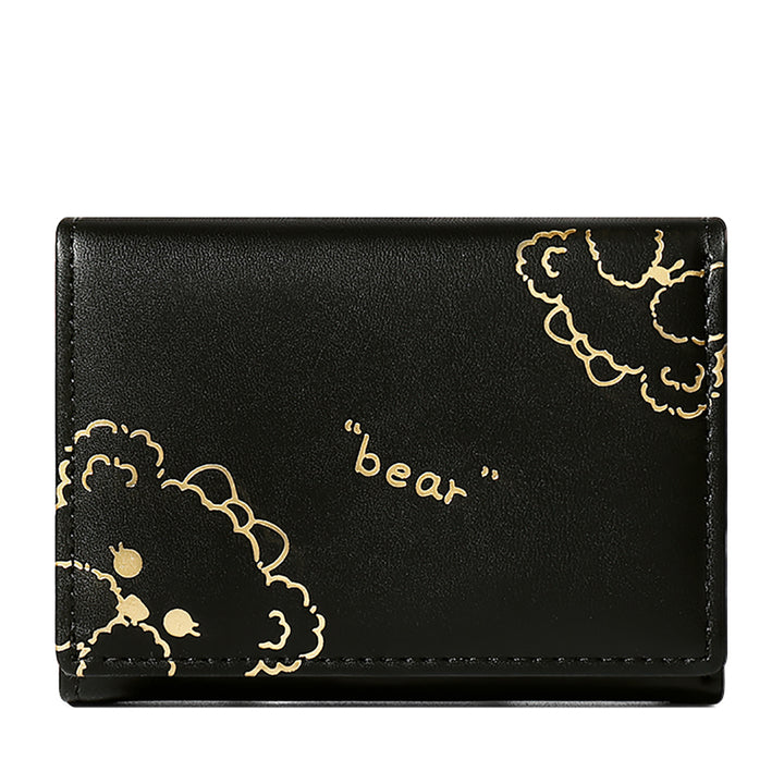 Cartoon Bear Credit Card Holder Wallet