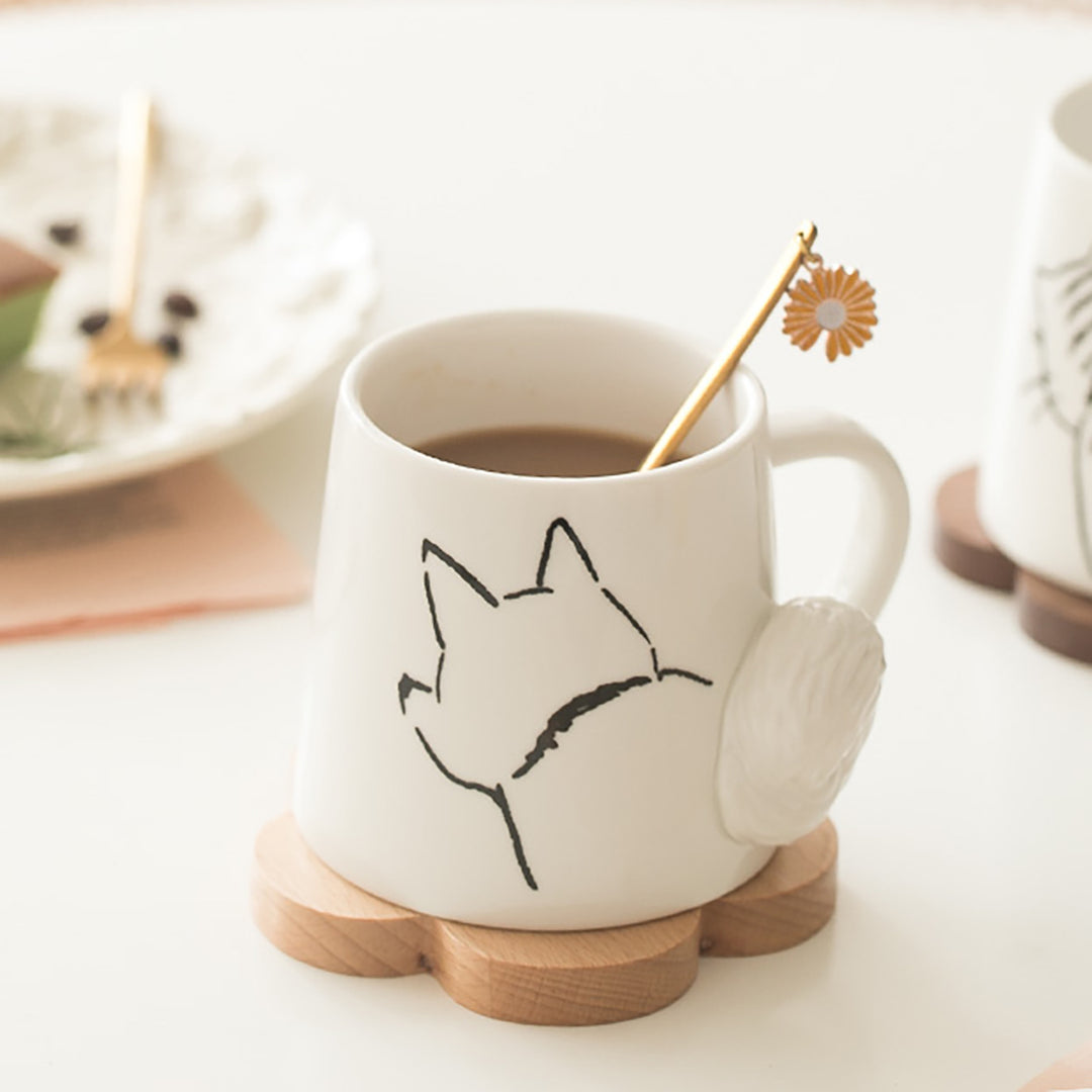 Cat Print Ceramic Mug