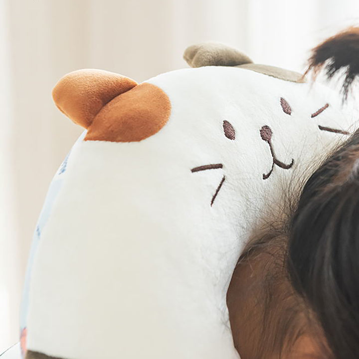 Cat Soft Plush Neck Pillow