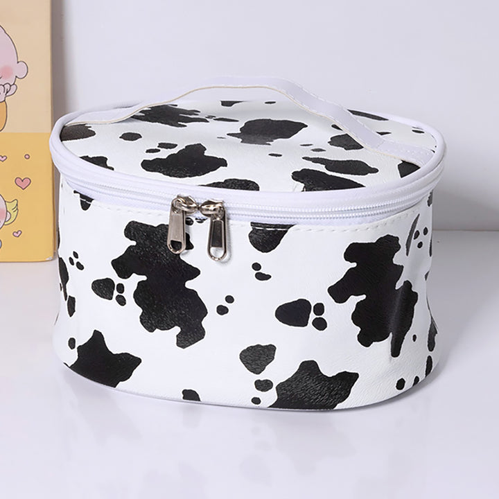 Cow Print Makeup Bag
