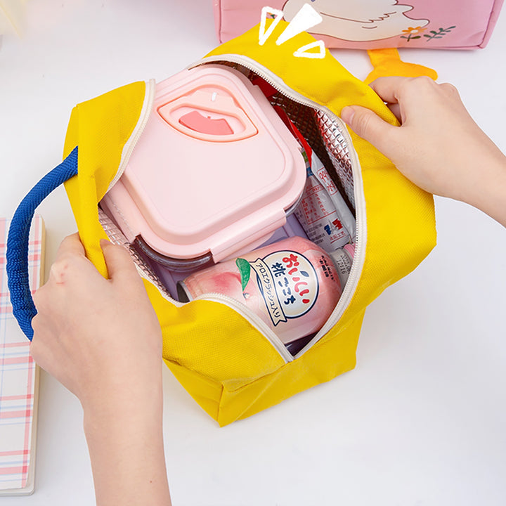 Yellow Mrs Duck Mini Lunch Bag
