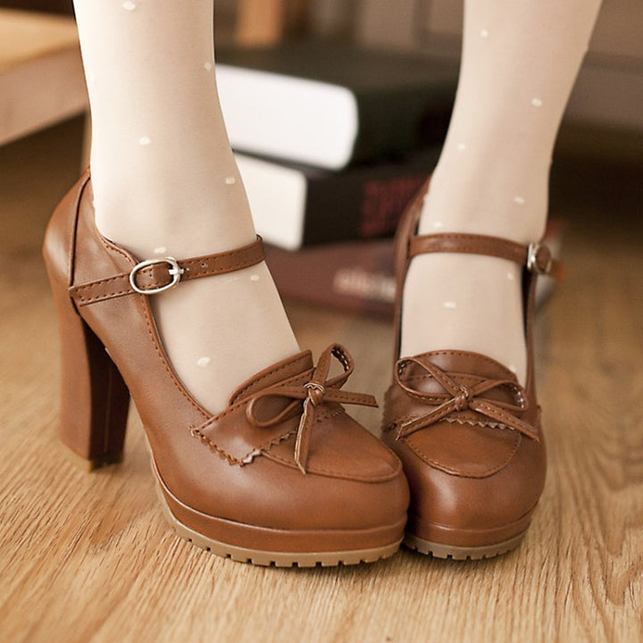Sweet Vintage Lolita High Heels Shoes